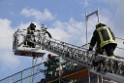 Dachstuhlbrand Koeln Poll Geislarerstr P521